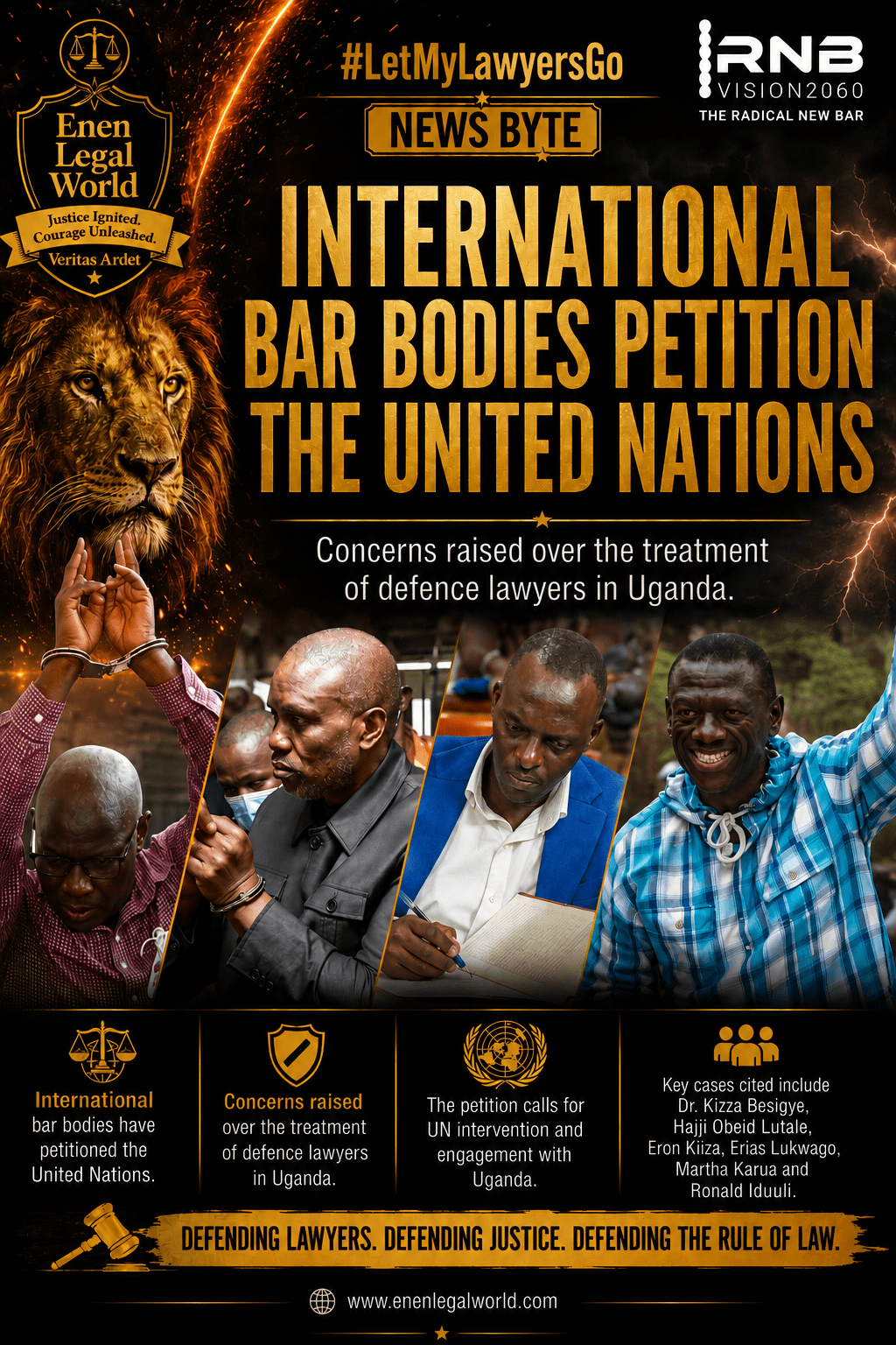 INTERNATIONAL BAR BODIES PETITION UNITED NATIONS OVER TREATMENT OF LAWYERS IN&nbsp;UGANDA