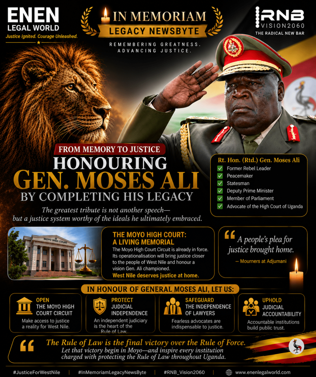 FROM MEMORY TO JUSTICE: HONOURING GENERAL MOSES ALI BY COMPLETING HIS&nbsp;LEGACY